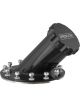 Proflow Fuel Filler Neck Aluminium Black, 45 Degree, 2 in. Diameter