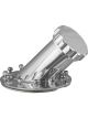Proflow Fuel Filler Neck Aluminium Polished, 45 Degree, 2 in. Diam