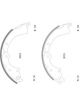 Bosch Brake Shoe Rear Set