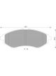 Bosch Brake Pad Front Set