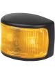 Hella LED Supplmtry Side Marker Lamp Amber 12/4V Cab Marker Black Base
