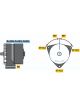 Bosch Alternator 12V 35A Suits Mercedes Benz Truck With 11L Eng