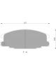 Bosch Brake Pad Front Set