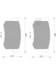 Bosch Brake Pad Rear Set