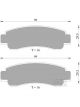 Bosch Disc Pad Rear Set