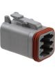 Deutsch Pack 1 Dt Series 6 Way Socket Connector