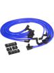 Proflow Spark Plug Pro Lead Wires Set, 10mm, Blue Black Boots, 90