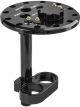 Proflow Dual Fuel Pump Carrier, Billet Aluminium, In tank, Black, M