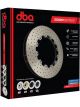 DBA Disc Brake Rotor Ring Cross-Drilled & Dimpled 5000 Series (Single) Left