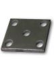 ARK Fish Plate 95mm x 90mm Suits 45mm Wide Leaf Spring Black