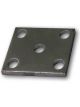 ARK Fish Plate Heavy Duty To Suit U- Bolts From 45-50mm 60mm Leaf Black