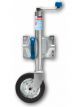 ARK 8 Standard Jockey Wheel Solid Rubber Wheel w/ Steel Rim U-bolt Swivel
