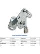 ARK Lockable Spare Wheel Holder To Suit 4,5,6 Stud Wheels For Holden Ford