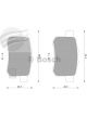 Bosch Brake Pads Rear Set