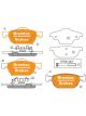 Bremtec Pro-Line Brake Pads Set Honda Civic Ix(Fg) 1.8L 2012- Db230