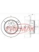 Fremax Brake Rotor (Pair) Rear