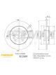 Fremax Brake Rotor (Pair) Rear