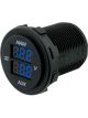 Hulk 4x4 Dual Voltmeter 5-30V Blue LED 29mm Diameter