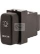 Jaylec Switch Push Button On / Off Oe Rpl 12V Beacon Green Illum