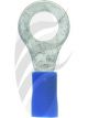 Jaylec Pkt100 Ring Terminal 6mm Insul Pvc Std Crimp Blue Use Te1206
