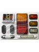 Autolamps Pkt 2 LED Stop/Tail/Indctr Lamp 12V Dogbone W/Reflctr Blist