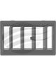 SPAL Automotive Louvre Rectangle SPAL Automotive 100mm X 62mm Jet Vent w/ Adj Air Vanes 2090