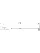 Bosch Brake Pads Wear Sensor Front Ford Transit Vn 2/2013 -3/2017