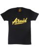 Airaid T-Shirt; Black, Gold Airaid Logo, X-Large