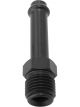 Aeroflow Straight Holley / Stromberg Inlet Fitting Black 1/2