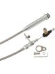 Aeroflow Kickdown Cable w/ Cover & Chrome Ends For GM TH700 4L60E