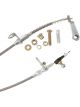 Aeroflow Kickdown Cable w/ Cover & Chrome Ends For Ford AOD Trans