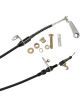Aeroflow Kickdown Cable w/ Black Cover & Black Ends For Ford AOD