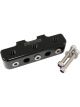 Aeroflow Pressure Sensor Block Black 9 X 1/8