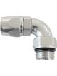 Aeroflow PTFE Male Hose End Adapter -6ORB To -6AN Silver