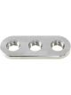 Aeroflow Weld-In Alloy Plate With 3 X -6 ORB Female Ports