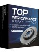 Top Performance X Drilled Slotted Disc Brake Rotor Right (Single) 287mm