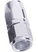 Aeroflow 100/150 Series Straight Hose End -4AN Silver