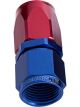 Aeroflow 100/150 Series Straight Hose End -8AN Blue/Red