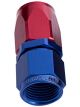 Aeroflow 100/150 Series Straight Hose End -8AN Blue/Red [25 Pack