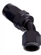 Aeroflow 100 Series Taper 45 Degree Hose End -4AN Black