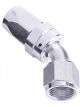 Aeroflow 100 Series Taper 45 Degree Hose End -8AN Silver