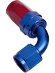 Aeroflow 100 Series Taper 90 Degree Hose End -6AN Blue/Red