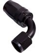 Aeroflow 100 Series Taper 90 Degree Hose End -6AN Black [25 Pack