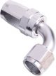 Aeroflow 100 Series Taper 90 Degree Hose End -10AN Silver