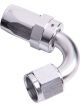 Aeroflow 100 Series Taper 120 Degree Hose End -12AN Silver