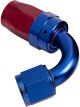 Aeroflow 100 Series Taper 120 Degree Hose End -20AN Blue/Red