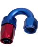 Aeroflow 100 Series Taper 180 Degree Hose End -6AN Blue/Red