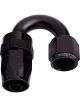 Aeroflow 100 Series Taper 180 Degree Hose End -20AN Black