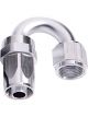 Aeroflow 100 Series Taper 180 Degree Hose End -20AN Silver