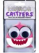 Mirror Critters Cherry Scented Car Air Freshener Shark Pink